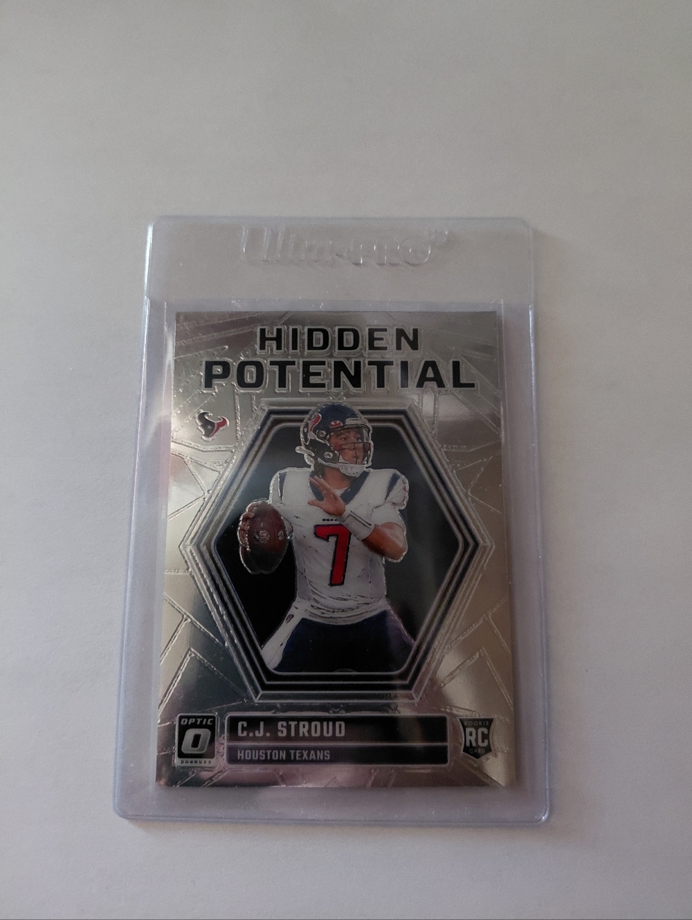 Panini Football Trading Card - Silver, White, Red, Blue